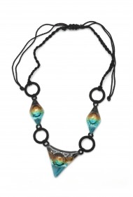 Glass Geometric Necklace